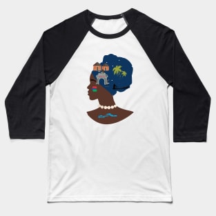 Gambian woman Baseball T-Shirt